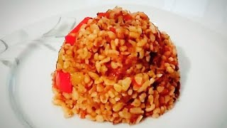 Pratik Kavurmalı Bulgur Pilavı Tarifi [upl. by Sylvie91]