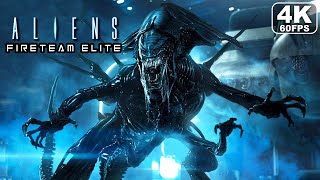 ALIENS FIRETEAM ELITE Ending amp Alien Queen Final Boss Fight 4K 60FPS [upl. by Shirley]