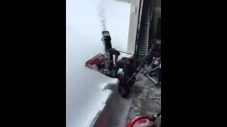 Craftsman Snow Thrower 24quot Deep Snow [upl. by Akamahs]