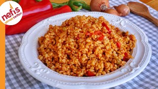 Lokanta Usulü Bulgur Pilavı  Ölçüsü Asla Şaşmaz 💯 [upl. by Oinotnaesoj]