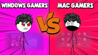 Windows Gamers VS Mac Gamers [upl. by Auhsej414]