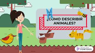 ¿Cómo describir un animal Para niños [upl. by Ahsiekyt]