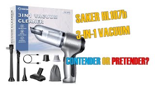 Saker 3in1 Cordless Vacuum Review HL107B [upl. by Vtarj]