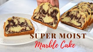 How to make Super Moist Vanilla amp Chocolate Marble Cake [upl. by Ivanah985]