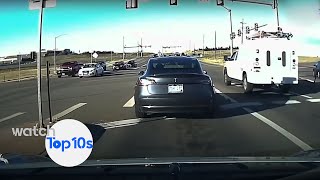 Top 10 Tesla Autopilot Saves [upl. by Gannes]