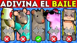 ¡Adivina Los Mejores Bailes Del RATÓN MILTON😎🐭Rata Juego Del Calamar🐭Minecraft🐀Adivina Quién Baila🎶 [upl. by Amaj882]