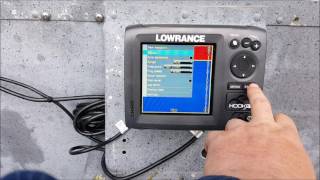 Lowrance hook 5 overview [upl. by Ahtebat530]