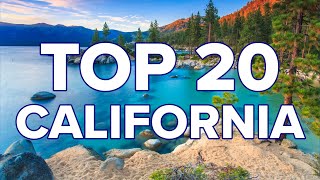 20 BEST PLACES TO VISIT CALIFORNIA [upl. by Sneed547]