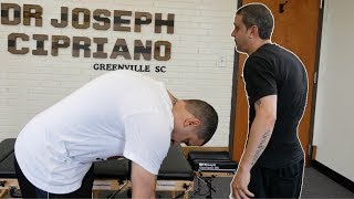 SEVERE HYPERKYPHOSIS Painful Chiropractic Cracking Adjustment PART 2 [upl. by Enitsrik]