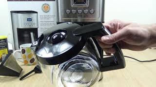 Cuisinart Programmable Coffeemaker Demo [upl. by Pomcroy]