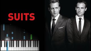 Suits Theme Song  Piano Tutorial  Greenback Boogie [upl. by Papageno230]