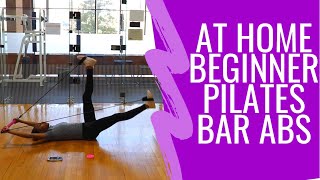 Beginner Ab Workout with Pilates Bar [upl. by Boiney871]