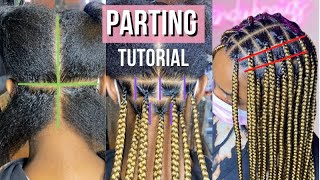 DETAILED Parting Tutorial  How To Get The Perfect Parts [upl. by Damahom]