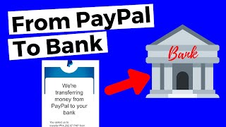 How To Transfer Money From PayPal To Bank Account Actual Withdrawal [upl. by Releehw]