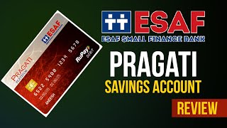 ESAF SMALL FINANCE BANK PRAGATI ACCOUNT REVIEW [upl. by Onra]