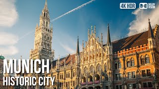 Munich Historic City Centre  🇩🇪 Germany 4K HDR Walking Tour [upl. by Cassidy]