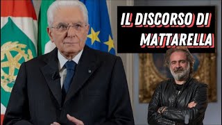 Il discorso di Mattarella [upl. by Xyno]