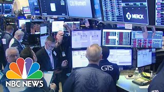 Stock Trading Halted After Markets Plunge At Market Open  NBC News [upl. by Fitz564]