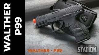 Walther P99 DAO CO2 Blowback Airsoft Pistol Overview [upl. by Broderic]