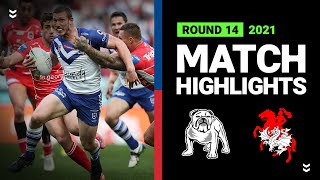 Bulldogs v Dragons Match Highlights  Round 14 2021  Telstra Premiership  NRL [upl. by Katusha]