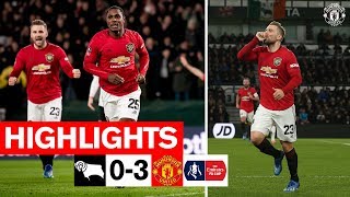 Ighalo amp Shaw fire the Reds through  Derby 03 Manchester United  Emirates FA Cup  Highlights [upl. by Ahseiym683]