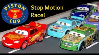 Piston Cup Stop Motion Race 1 [upl. by Winfred]