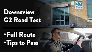 Downsview G2 Road Test  Full Route amp Tips on How to Pass Your Driving Test in Toronto [upl. by Alaet]