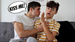 I DONT WANT TO KISS YOU PRANK ON BOYFRIEND Gay Couple Edition [upl. by Elurd]