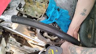 Ford 35l waterpumptiming replacement part 7 Timing cover removal [upl. by Larual]