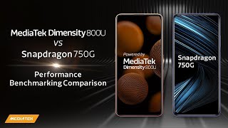 MediaTek Dimensity 800U vs Snapdragon 750G  Performance Benchmarking Comparison [upl. by Areta]