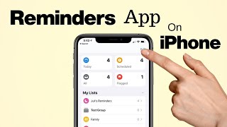 Beginners Tutorial to Reminders App on iPhone 2021 [upl. by Sisak]