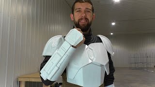 Making A Mandalorian  Episode 1  Flight Suit and Attaching Armor [upl. by Enneyehs]