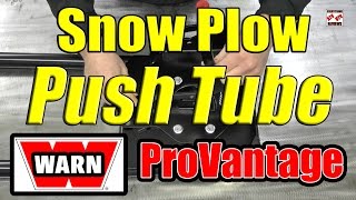 WARN ProVantage Mid Mount ATV Snow Plow BasePush Tube OVERVIEW 78100 [upl. by Rachael]