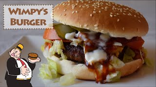 Wimpys Hamburger Recipe  Easy Cheesy [upl. by Nhoj]