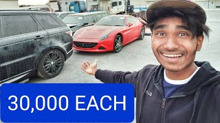 WE BOUGHT 31 ABANDONED SUPERCARS IN DUBAI FERARRISPORSCHE G63S RANGE ROVERS [upl. by Ogires]