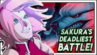 Sakura vs Nine Tailed Fox Kido Sakuras Deadliest Battle After Naruto Shippuden [upl. by Elmo]