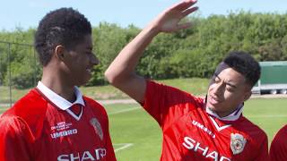 Jesse Lingard and Marcus Rashford recreate Ole Gunnar Solskjærs Champions League winning goal [upl. by Herzen630]