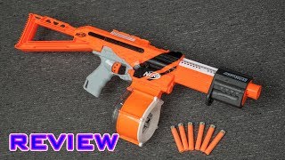 REVIEW Nerf Accustrike Accutrooper  Alpha Trooper RESKIN [upl. by Polivy]