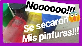 Pintura seca ¿Cómo recuperarla  EXCELENTE RESULTADO  1 TIP [upl. by Asilana]