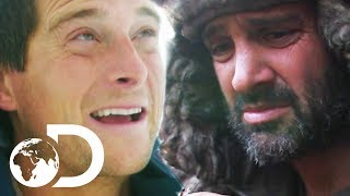 Bear Grylls VS Ed Stafford  Surviving The Cold [upl. by Akcimehs]