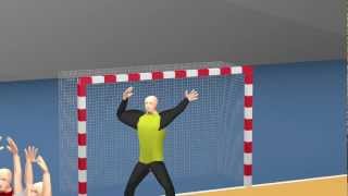 Mikkel Hansen incredible goal DenmarkRussia  Olympics 2008  Infographic HDmov [upl. by Rao439]