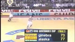 Game 5 Finals Alaska VS Ginebra 1996  4th Quartermp4 [upl. by Adnohral]