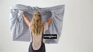 How To Fold A Fitted Sheet  Linen House [upl. by Palmer249]