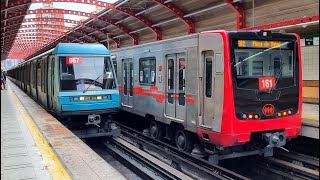 Metro de Santiago  Mix de Trenes [upl. by Aivun281]