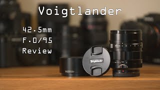 Voigtländer 425mm F095 review  Superfast portrait lens for M43 [upl. by Harikahs]