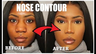 VERY DETAILED HOW TO NOSE CONTOUR TUTORIAL  VanessaK7 [upl. by Inalan642]