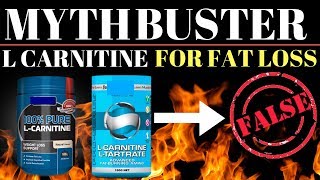 MYTHBUSTERS 2  L Carnitine Supplementation For Fat Loss [upl. by Yrevi]