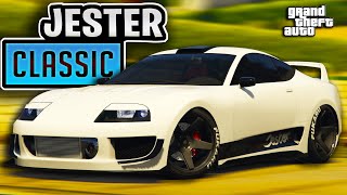 Jester Classic Review amp Best Customization  GTA 5 Online  Toyota Supra  Clean Build  NEW [upl. by Hayyim]