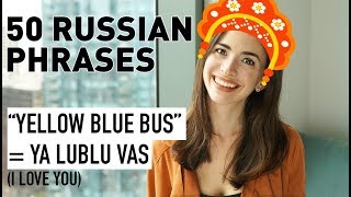 50 COMMON PHRASES IN RUSSIAN BASIC RUSSIAN [upl. by Nairoc]