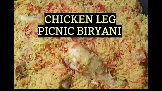 CHICKEN LEG BIRYANPICNIC RECIPEChicken biryani [upl. by Hares]